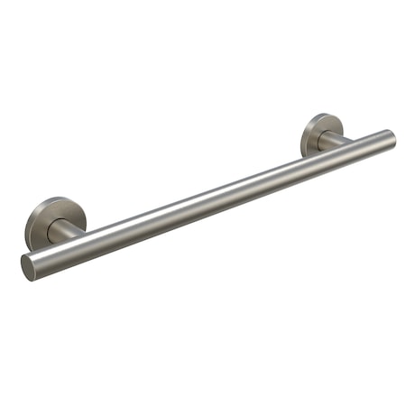 Keeney Mfg Smooth Infinity Grab Bar, Brushed Nickel, 36", 36.00" L, Stainless Steel, Brushed Nickel GB2023-36BN